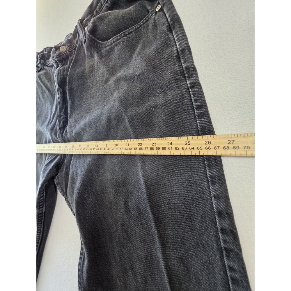 Wrangler 97601CB Jeans Mens 40x30 Black Faded Relaxed Fit Straight Leg Denim - Picture 9 of 14
